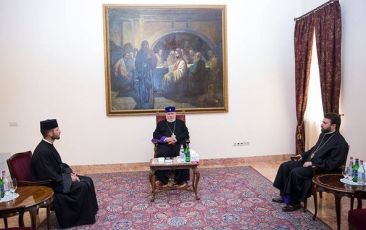 Catholicos of All Armenians Blessed Newly Ordained Fr. Vahrich