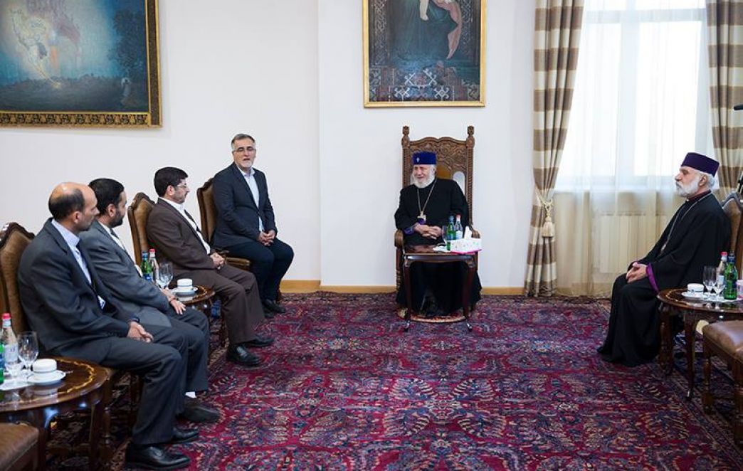 Catholicos of All Armenians received the Newly Appointed Director of the Cultural Center of the Iranian Embassy