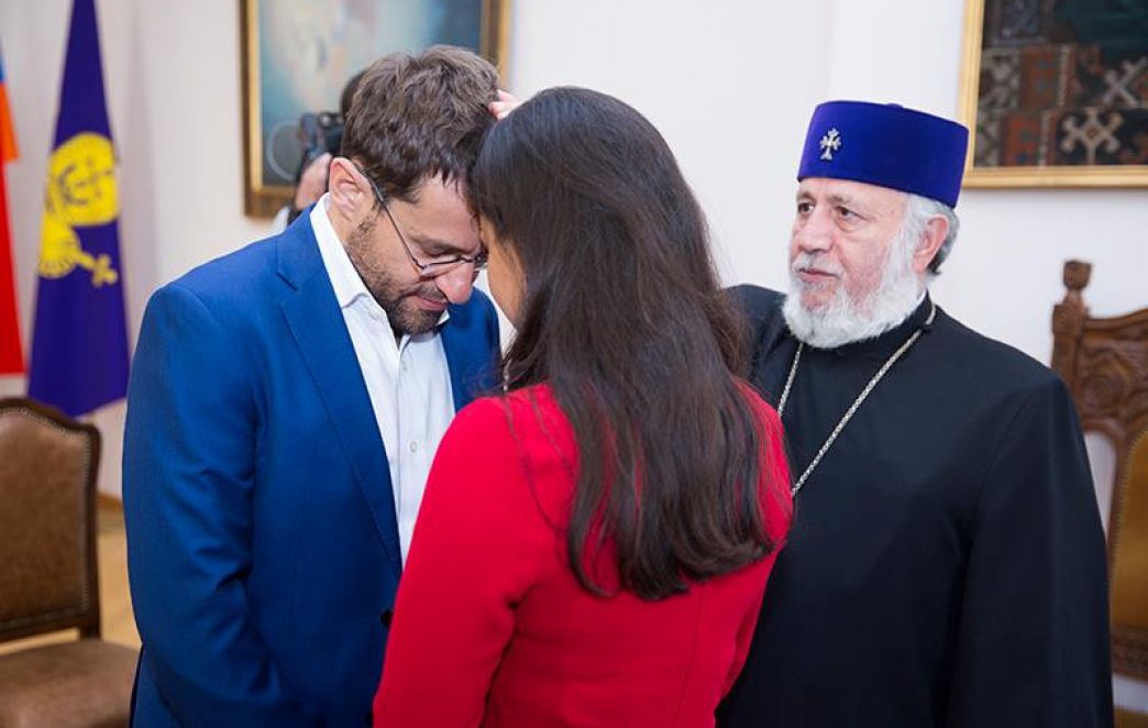 Catholicos of All Armenians Received Chess-player Levon Aronian