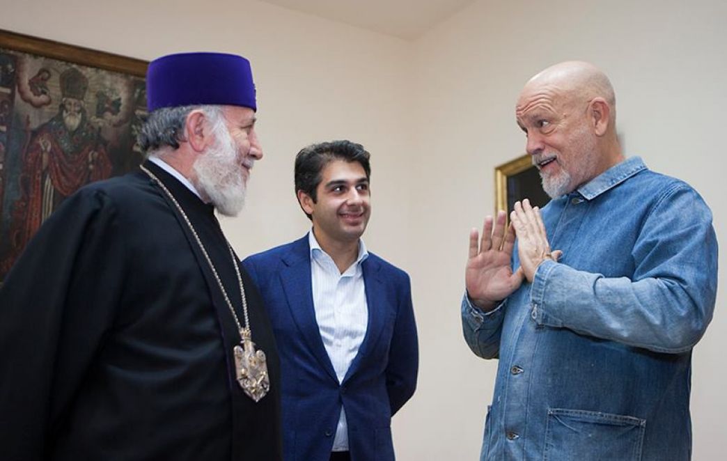 Catholicos of All Armenians Received Actor John Malkovich