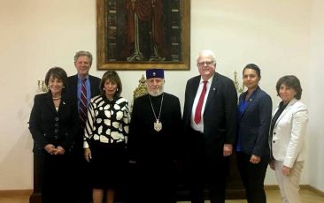 Catholicos of All Armenians Received Delegation of Members of the US Congress House of Representatives