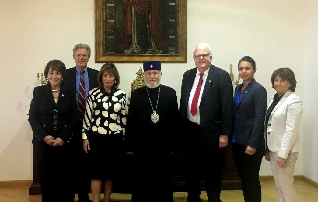 Catholicos of All Armenians Received Delegation of Members of the US Congress House of Representatives
