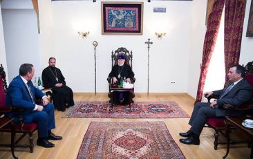 Католикос Всех Армян принял министра культуры Грузии