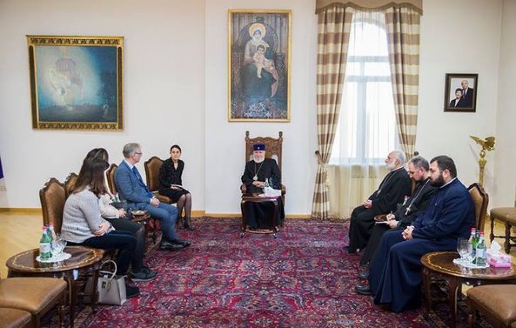 Catholicos of All Armenians Received Personal Representative of the OSCE Chairman-in-Office