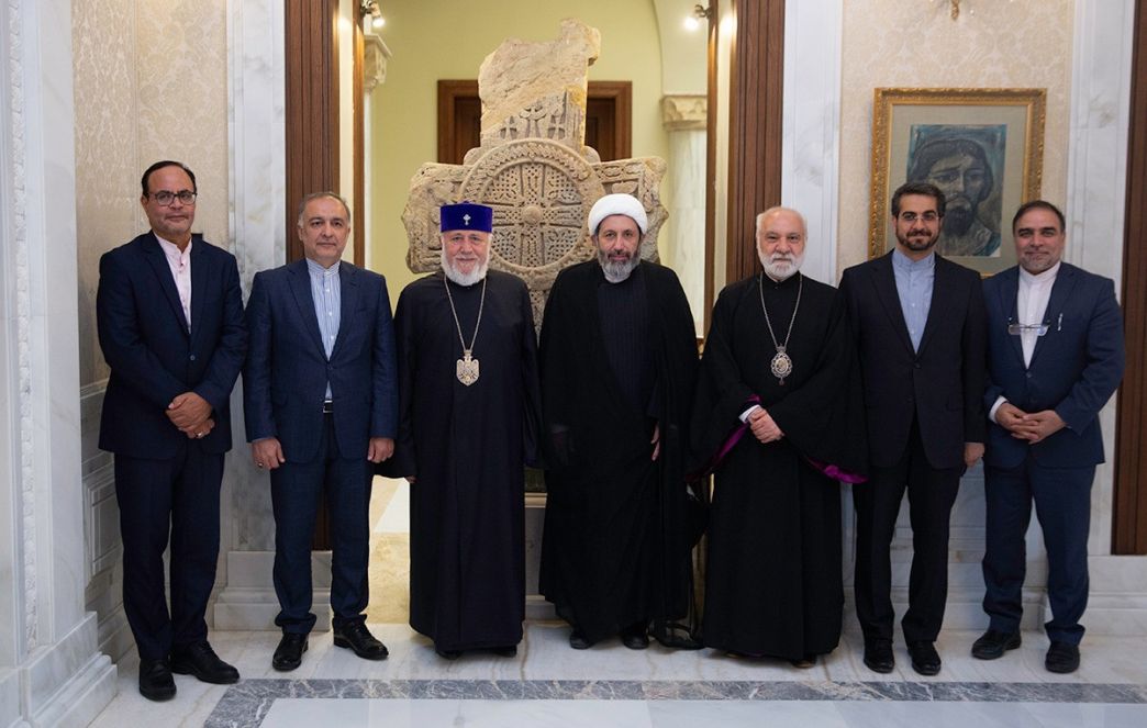 The Catholicos of All Armenians received the Head of the Islamic Culture and Communication Organization of Iran