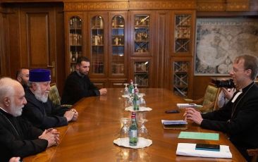 The Catholicos of All Armenians received the Bishop of Westeros of the Church of Sweden