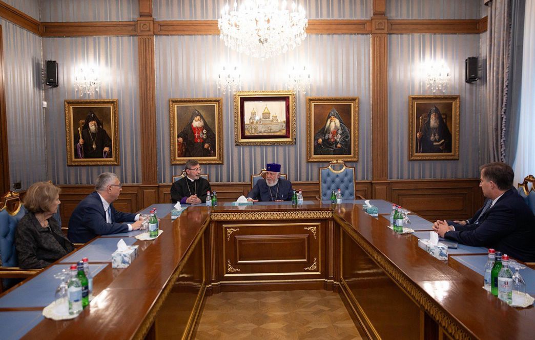 The Catholicos of All Armenians received the leadership of the Armenian Assembly of America