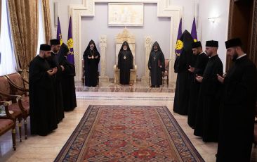 Catholicos of All Armenians Hosted Newly Ordained Priests