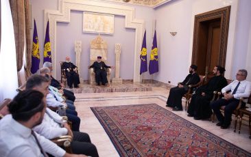 The Catholicos of All Armenians received Pilgrims of the Armenian Patriarchate of Constantinople