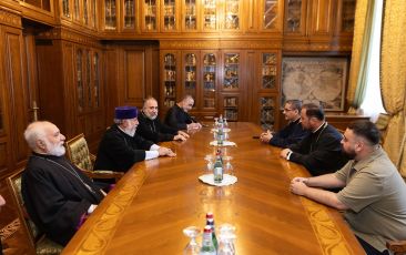 The Catholicos of All Armenians received the delegation of the Romanian Orthodox Church