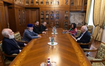 The Catholicos of All Armenians received the Under-Secretary-General of the United Nations