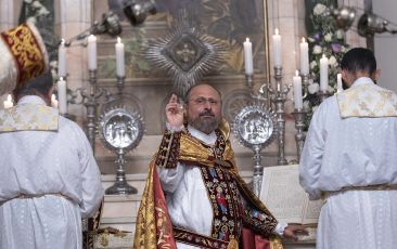 The Armenian Patriarch of Constantinople offered a Divine Liturgy