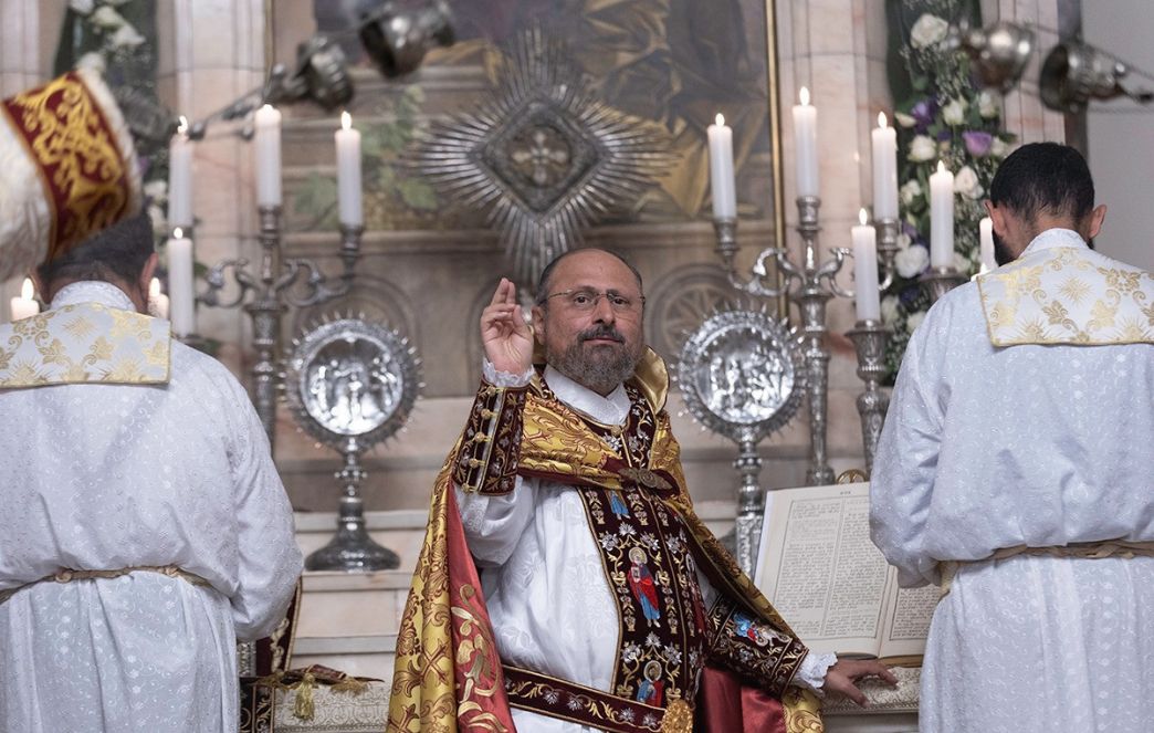 The Armenian Patriarch of Constantinople offered a Divine Liturgy