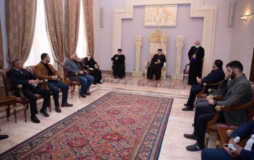Catholicos of All Armenians Hosted the President and Members of the Union of the Armenians of Ukraine in the Mother See of Holy Etchmiadzin