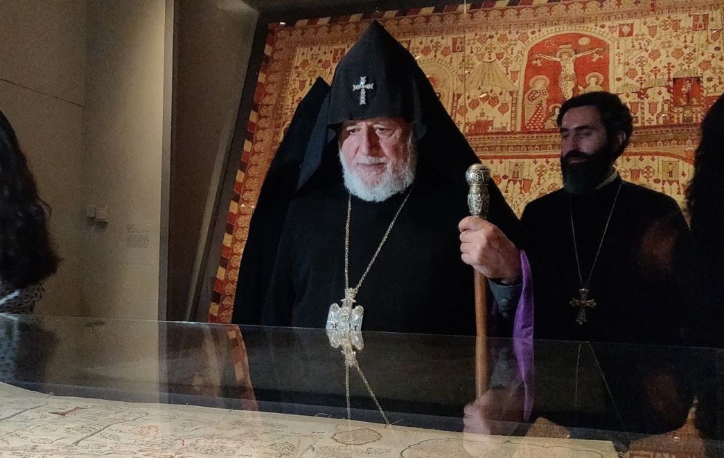 Catholicos Of All Armenians Karekin II took part in the official opening ceremony of the “Armenia!” exhibition at the Metropolitan museum of art
