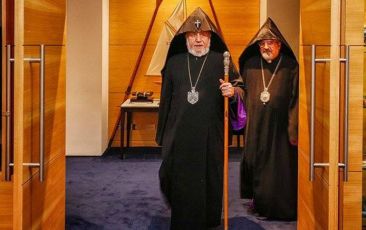 His Holiness Karekin II, Supreme Patriarch and Catholicos of All Armenians arrived at the Armenian Diocese of Australia and New Zealand