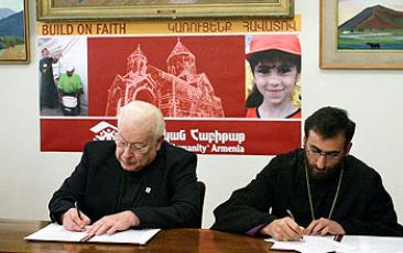 Memorandum of Understanding Signed between the Armenian Church and Habitat for Humanity International