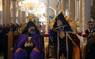 Pontiff of All Armenians Welcomed in the Cathedral of the Holy Mother of God in Istanbul