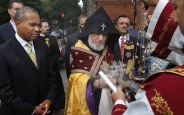 Blessing of the Armenian Heritage Park - Boston Massachusetts