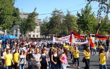 Երիտասարդական ուխտերթ դեպի Ս. Գրիգոր Լուսավորիչ եկեղեցի և օրհնության արարողություն