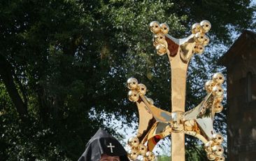 Dome Crosses Consecrated for the Holy Archangels Church of the Mother See 