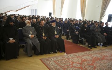 Защита архимандритской диссертации в Первопрестольном Святом Эчмиадзине