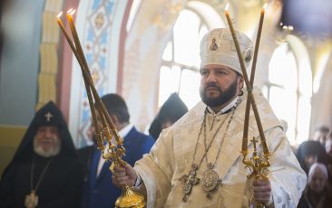 Католикос Всех Армян присутствовал на чине освящения русской церкви в Ереване