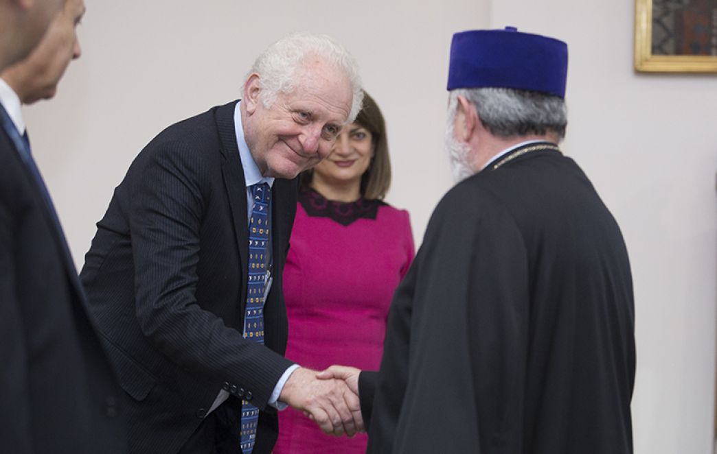 Catholicos of All Armenians Received the 2018 RA State Prize Laureate of Information Technology Sector