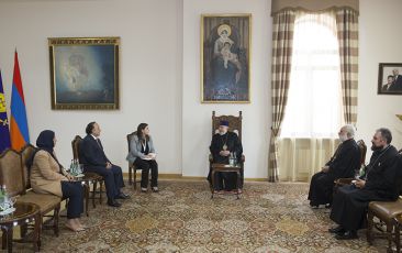 Catholicos of All Armenians Received Ambassador of the United Arab Emirates to the Republic of Armenia