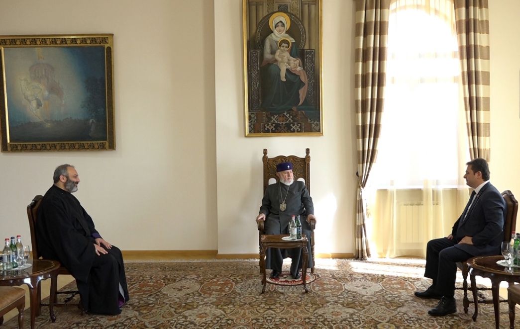 Catholicos of All Armenians Received Newly Appointed Governor of Tavoush