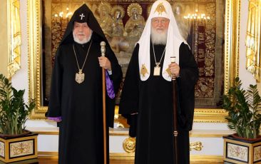 Meeting of the Catholicos of All Armenians and the Patriarch of Moscow and All Russia in Moscow