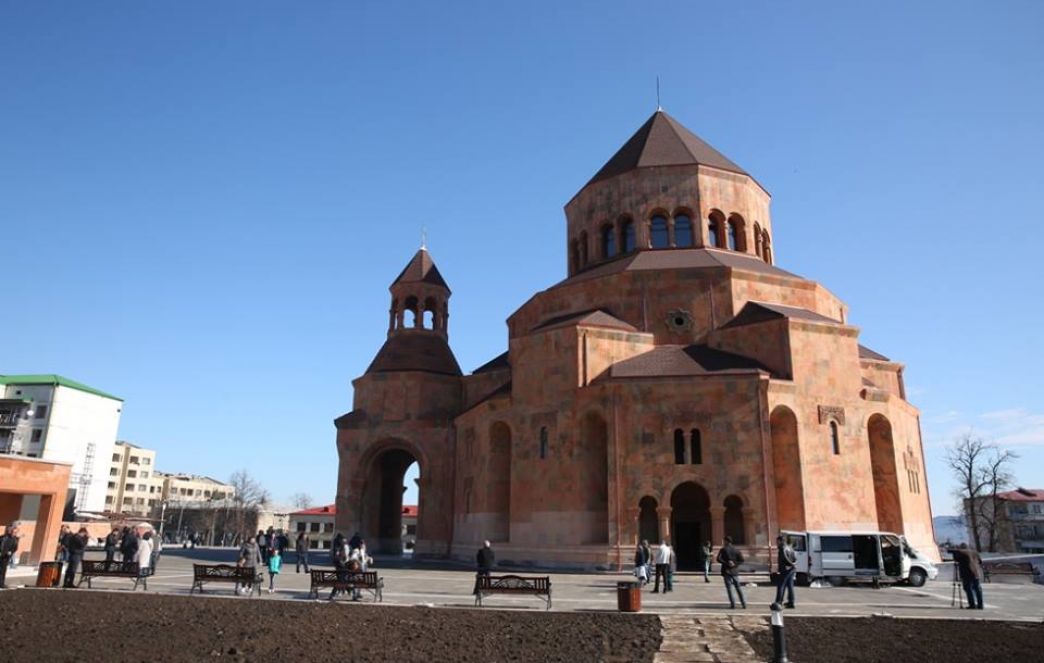 Catholicos of All Armenians Consecrated Holy Mother of God Church in Stepanakert