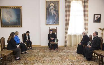 Catholicos of All Armenians Received Newly Appointed Ambassador of USA to the Republic of Armenia