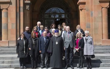 Catholicos of All Armenians Received Members of the AGBU Buenos Aires Ladies Committee
