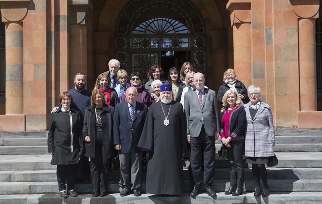 Catholicos of All Armenians Received Members of the AGBU Buenos Aires Ladies Committee