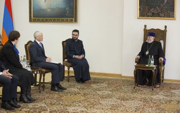 Catholicos of All Armenians Received United States Congressional Delegation