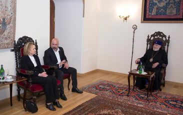 Catholicos of All Armenians Received Mayor of Södertälje, Sweden