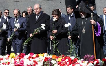 Commemoration Services of the Holy Martyrs of the Armenian Genocide in the Tsitsernakabered Memorial Complex and Mother See of Holy Etchmiadzin