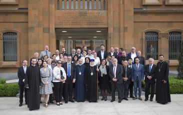 Catholicos of All Armenians Met Pilgrims from the Armenian Diocese of Germany