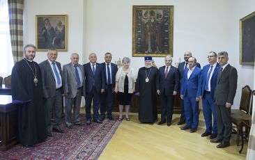 Catholicos of All Armenians Received National Assembly Deputies of the Artsakh Republic
