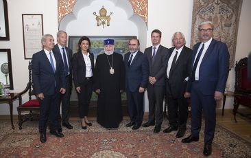 Catholicos of All Armenians Received Delegation of the Departmental Council of Bouches-du-Rhône