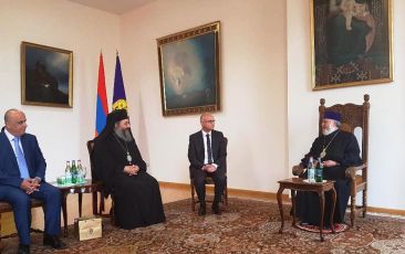 Catholicos of All Armenians Received Representatives of the Delegation of Lebanon