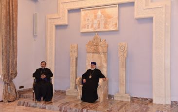 Catholicos of All Armenians received the Members of the Boards of Directors and Trustees of the Fund for Armenian Relief