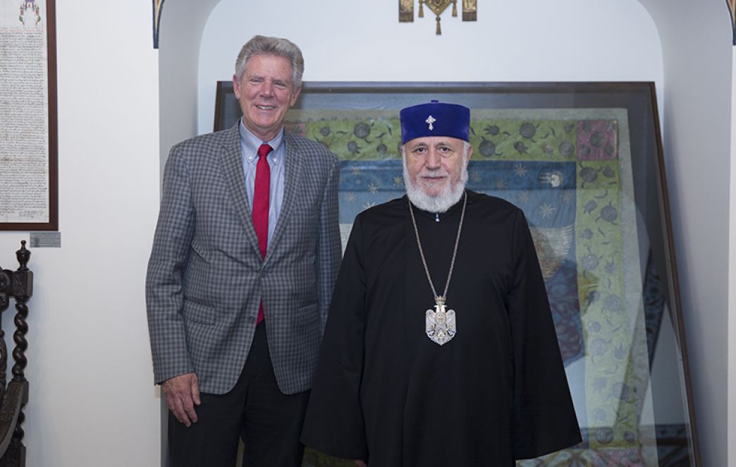 Catholicos of All Armenians US Congressman Frank Pallone