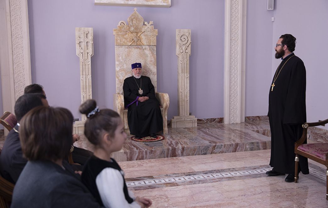 Catholicos of All Armenians Received Pilgrims from Ararat Region