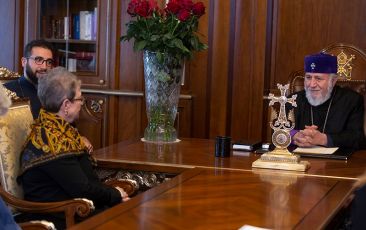 Catholicos of All Armenians Received Her Excellency Andrea Wiktorin, Ambassador of the European Union to the Republic of Armenia