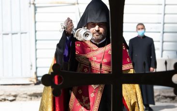 The Cross of the Bell Tower of the Mother See of Holy Etchmiadzin was Consecrated