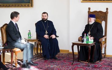 Catholicos of All Armenians Receives Newly Appointed French Ambassador