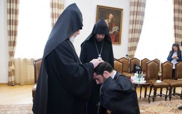 Catholicos of All Armenians Conveyed his Blessings to Fr. Yeremia