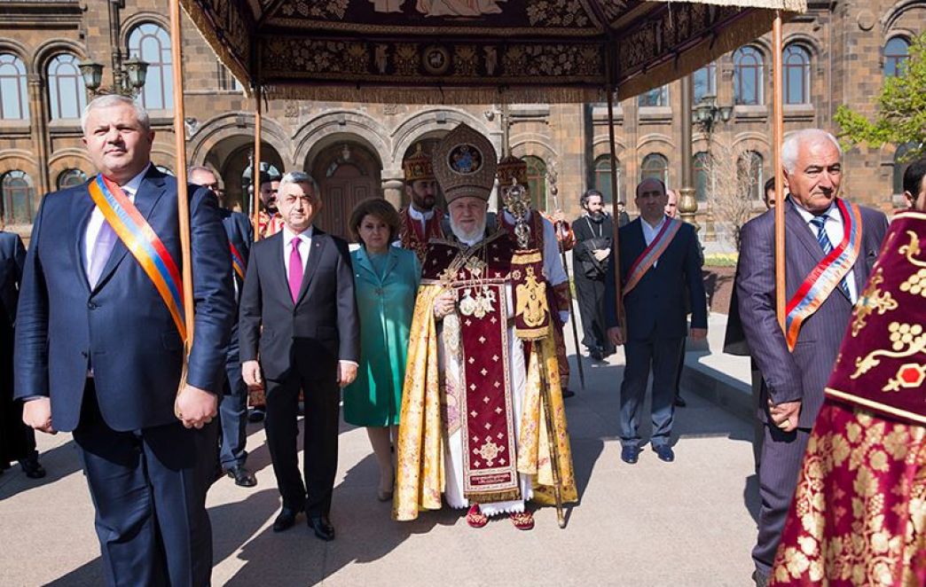 Մայր Աթոռ Սուրբ Էջմիածնում  նշվեց Սուրբ Հարության տոնը